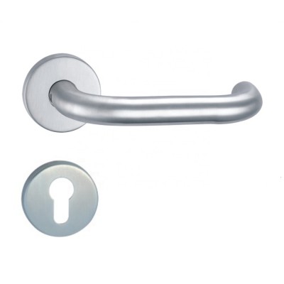 Fashionable professional furniture accessories stainless steel brushed long SS fire rated door handles